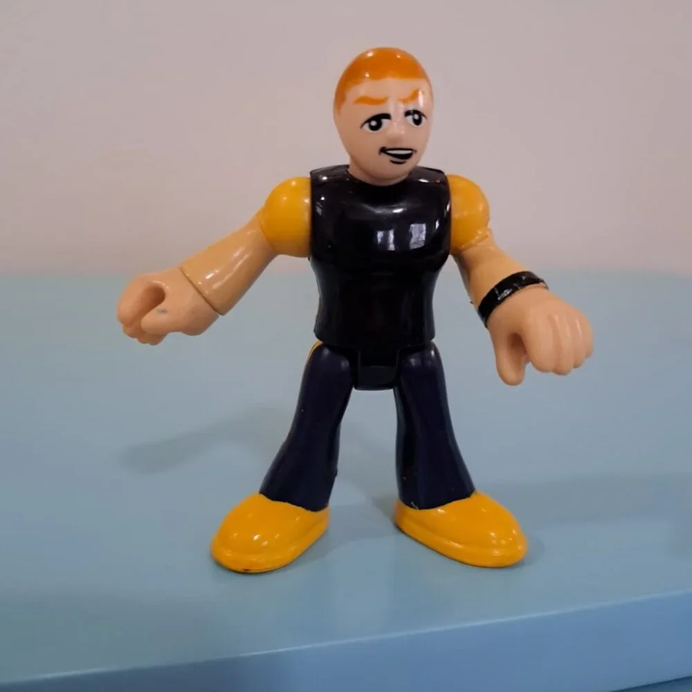Imaginext‎ Deep Sea Submarine Scuba Diver Action figure black and yellow